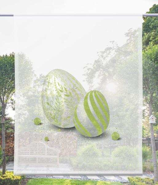 Ostern-moderna-Xtra-grau, Scheibenhänger eckig